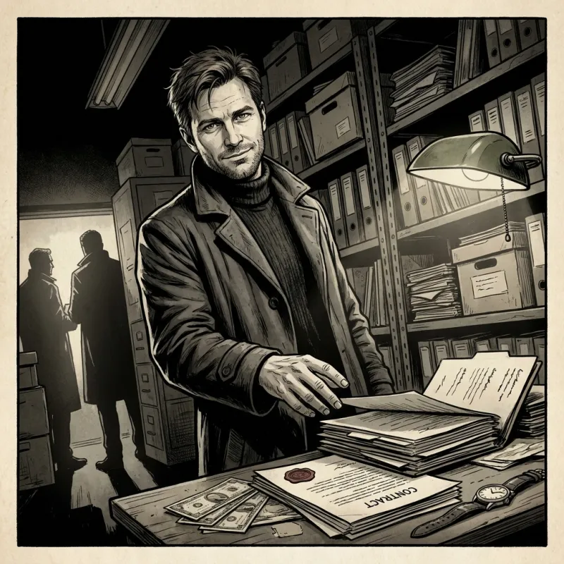 Portrait illustré de Damien Moser
